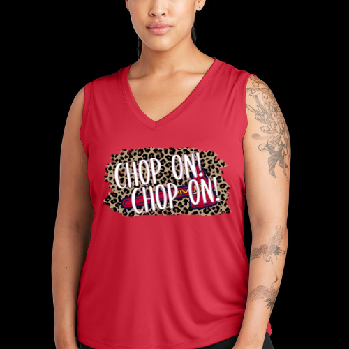 CHOP ON LOGO - LADIES DRI-FIT TANK TOP