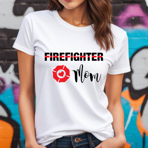 Firefighter mom_2 - shirt