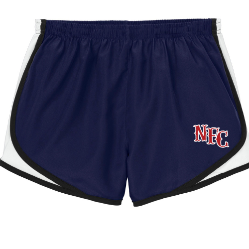 NFC - Navy shorts with red print