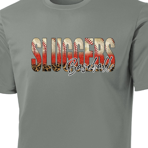 SLUGGERS LEOPARD ADULT DRI-FIT SHIRT
