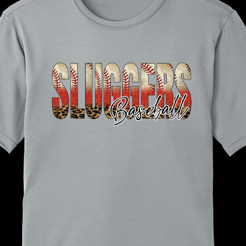 SLUGGERS LEOPARD ADULT DRI-FIT SHIRT