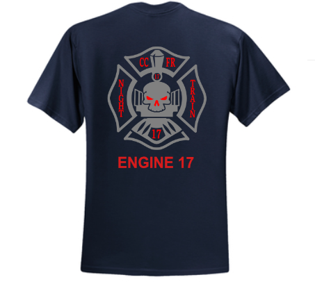 ST17 Grey Logo Clay County T-Shirt, short sleeve