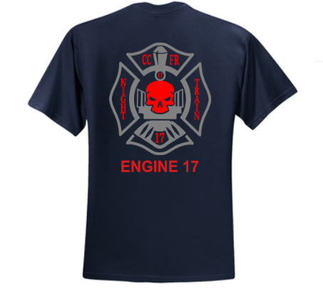 ST17 Red Logo Clay County T-Shirt, short sleeve
