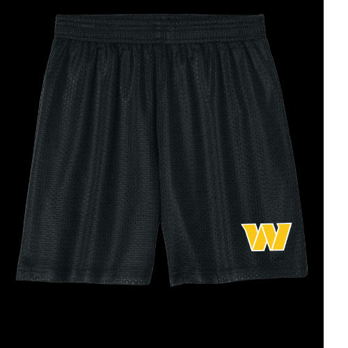 2025 CSA Red Football - Black Men's Mesh Shorts