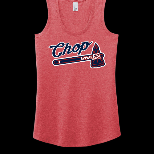 Chop Tomahawk Logo: Triblend Ladies Racerback Tank