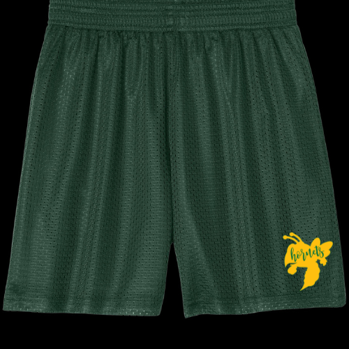 Yulee Hornets Forest Green Men's Mesh Shorts