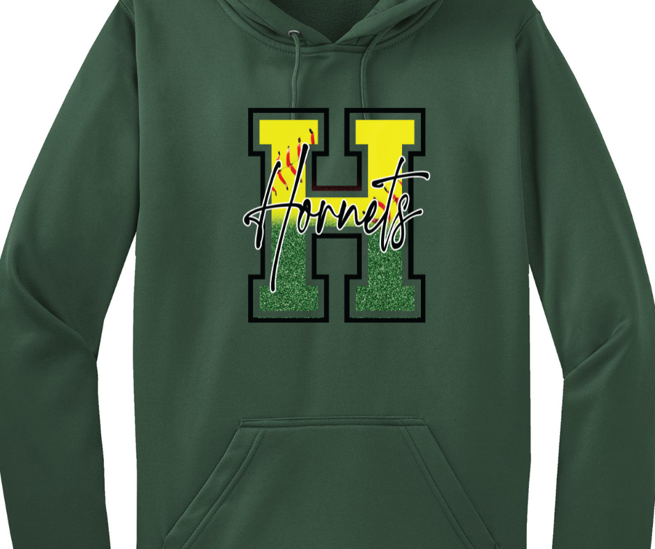 Hornets "H" Softball Dri-fit Hoodie