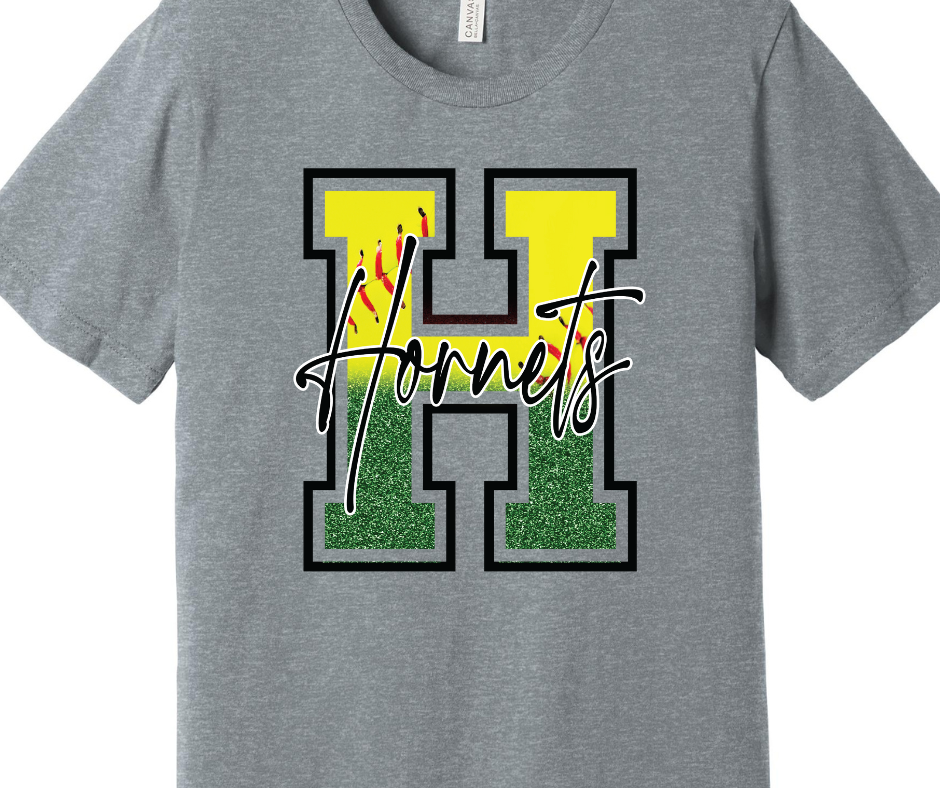 Hornets Softball Adult T-Shirt
