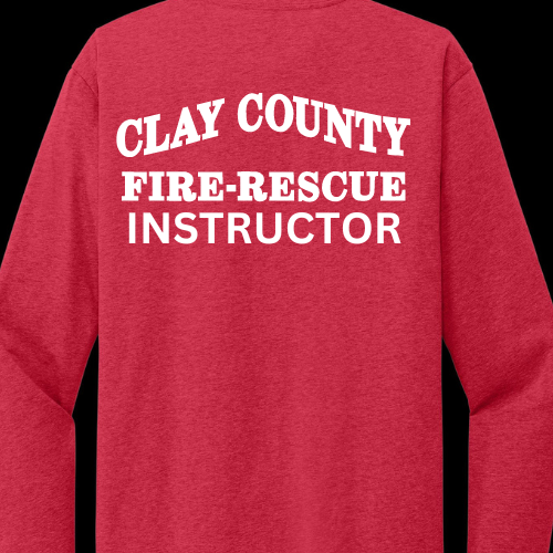 Clay County Red Instructor Shirt