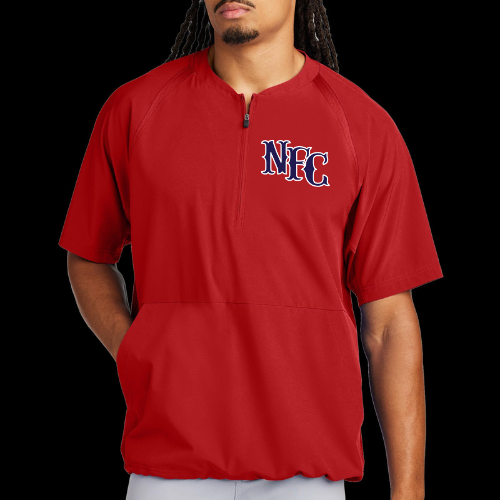 NFC - Red 1/2 Zip Short Sleeve Jacket