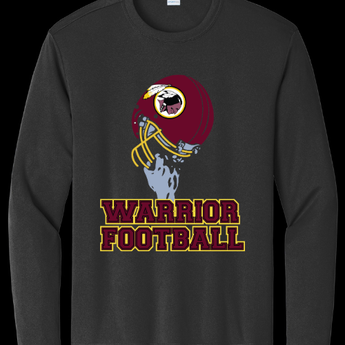 Warrior Football - Helmet in Air - Men's Dri-fit Short Sleeve
