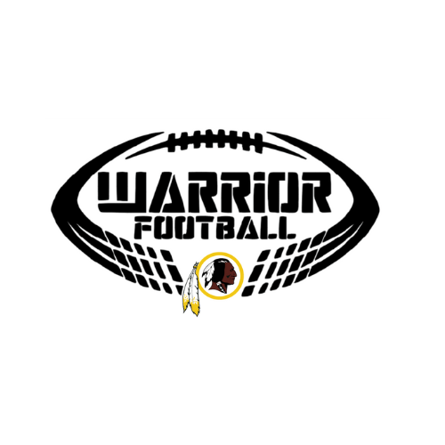 Youth Warriors Football with Warrior head