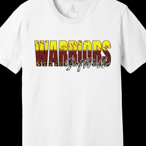 Warriors Softball Adult T-Shirt