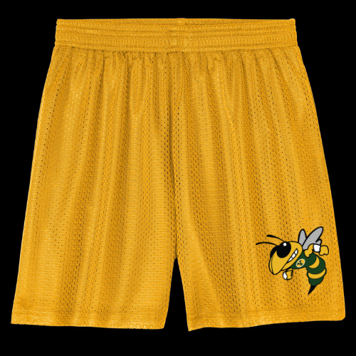 Yulee Hornets Gold Men's Mesh Shorts