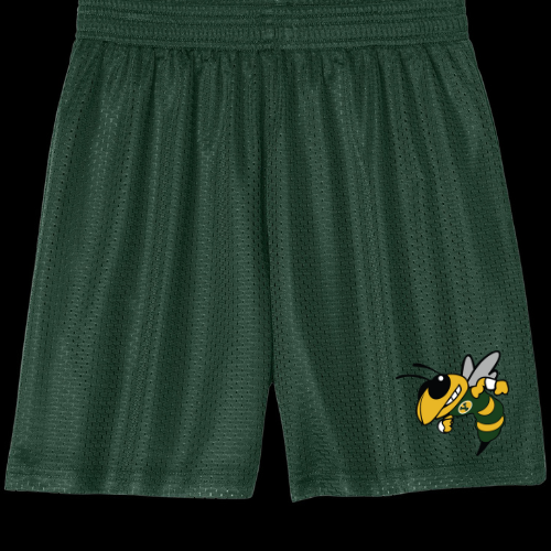 Yulee Hornets Forest Green Youth Mesh Shorts