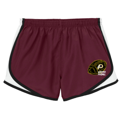 2025 CSA Red Football - Ladies Maroon Shorts