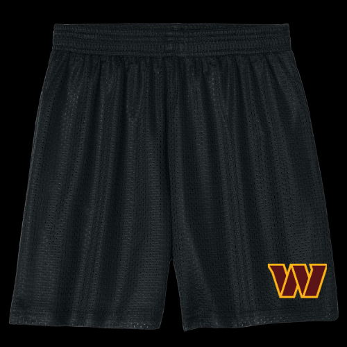2025 CSA Red Football - Black Men's Mesh Shorts
