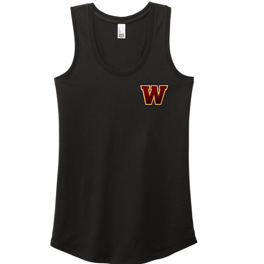 2026 Warriors Ladies Racerback Triblend Tank Tops