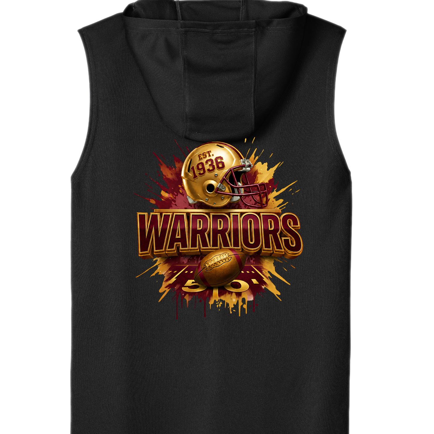 2026 CSA Warriors- Men's Dri-fit Hooded Long Sleeve Shirts - UV Rated