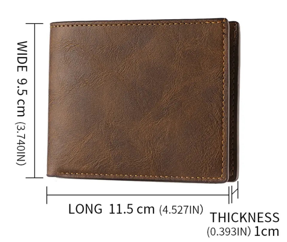 Personalized Firefighter Leather Wallet - Father's Day Gift Idea for Firefighter