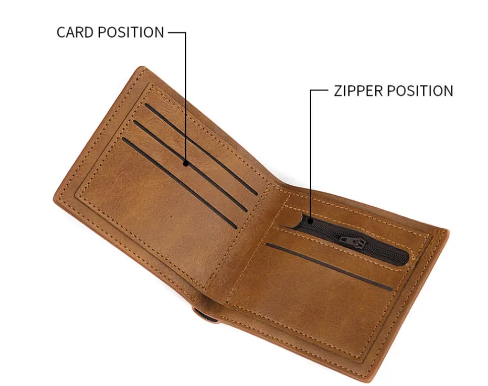 Personalized Firefighter Leather Wallet - Father's Day Gift Idea for Firefighter