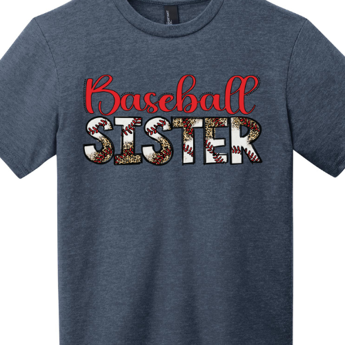 Baseball sister - stitches