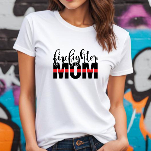 Firefighter mom_3 - shirt