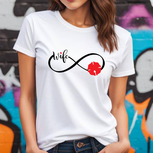Firefighter wife, Infinity- shirt