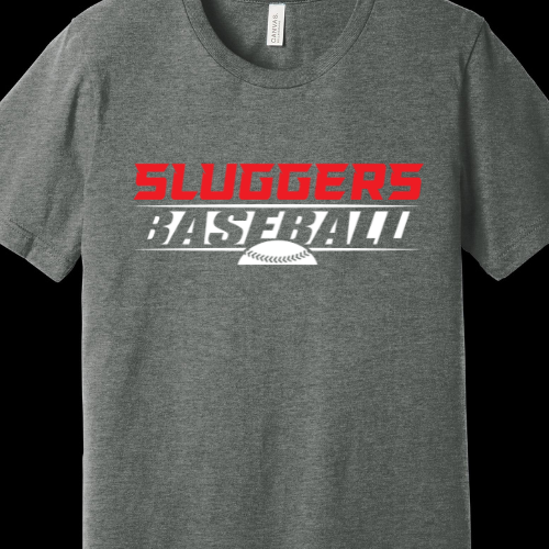 SLUGGERS BASEBALL ADULT T-SHIRT