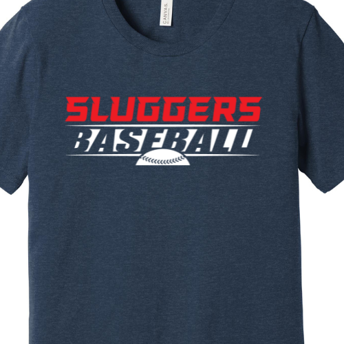 SLUGGERS BASEBALL ADULT T-SHIRT