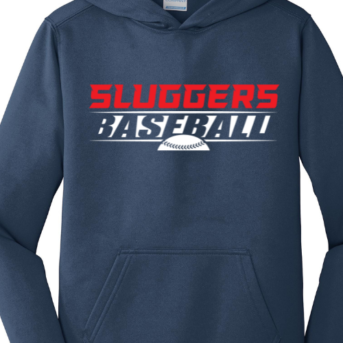 SLUGGERS BASEBALL ADULT DRI-FIT HOODIE