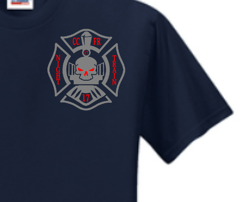ST17 Grey Logo Clay County T-Shirt, short sleeve