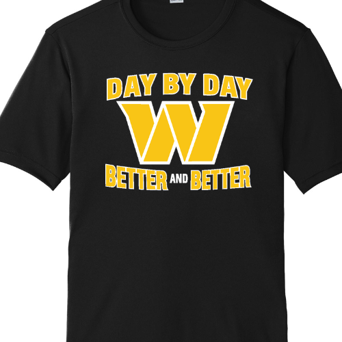 2025 CSA Red - Warriors Adult Dri-fit Shirt -White and Gold Design