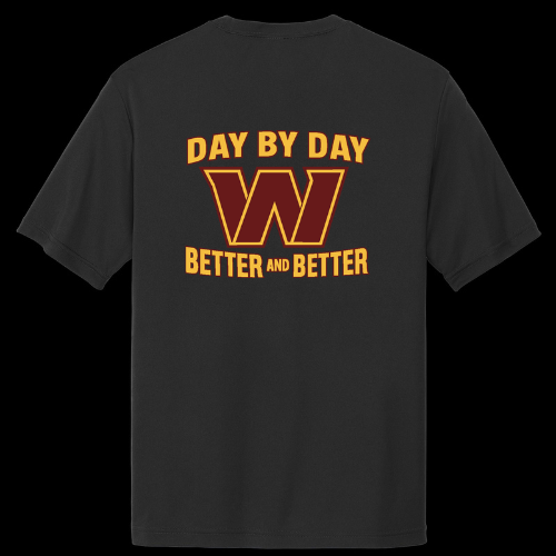2025 CSA Red - Warriors Adult Dri-fit Shirt - Maroon and Gold Design