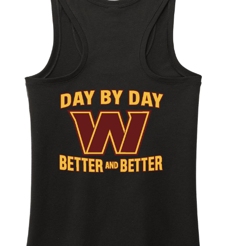 2025 Warriors Ladies Racerback Triblend Tank Tops