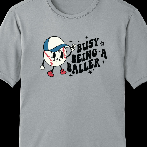 Busy Being a Baller - Youth Dri-Fit Shirt