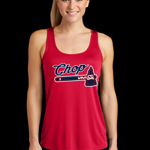 Chop Tomahawk Dri-fit Ladies Racerback Tank
