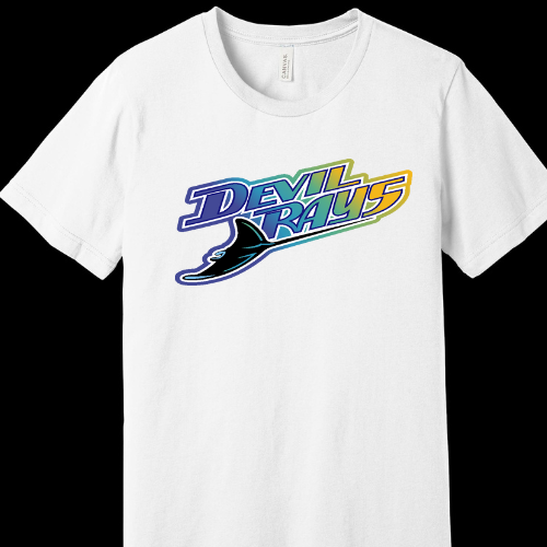 DEVIL RAYS ADULT T-SHIRT