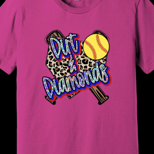 Dirt and Diamonds Adult T-Shirt