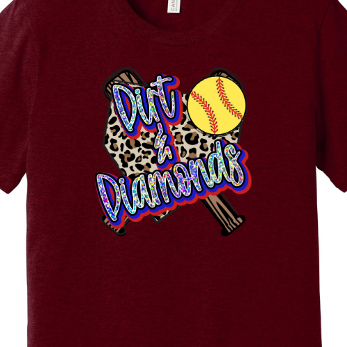 Dirt and Diamonds Adult T-Shirt