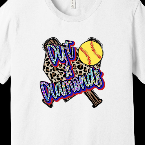 Dirt and Diamonds Adult T-Shirt