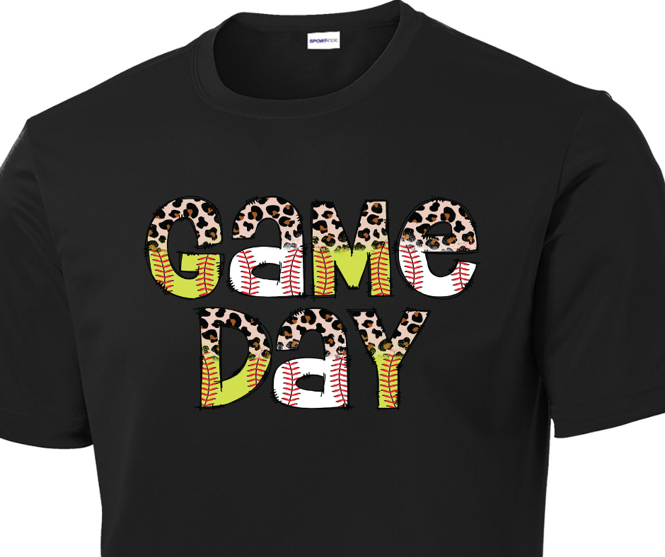 Game Day - Baseball and Softball Adult T-shirt