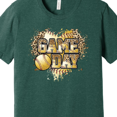 Game Day Softball Adult T-Shirt