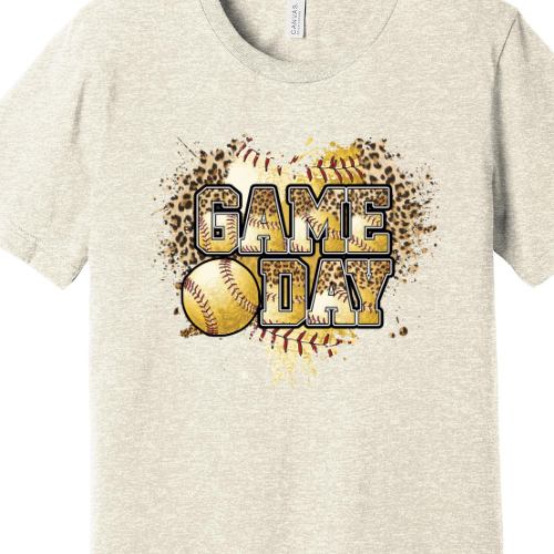 Game Day Softball Adult T-Shirt