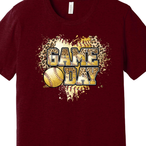 Game Day Softball Adult T-Shirt