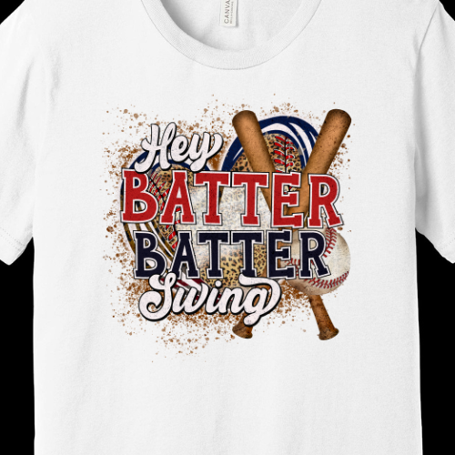 Hey Batter Batter Swing! Adult T-Shirt