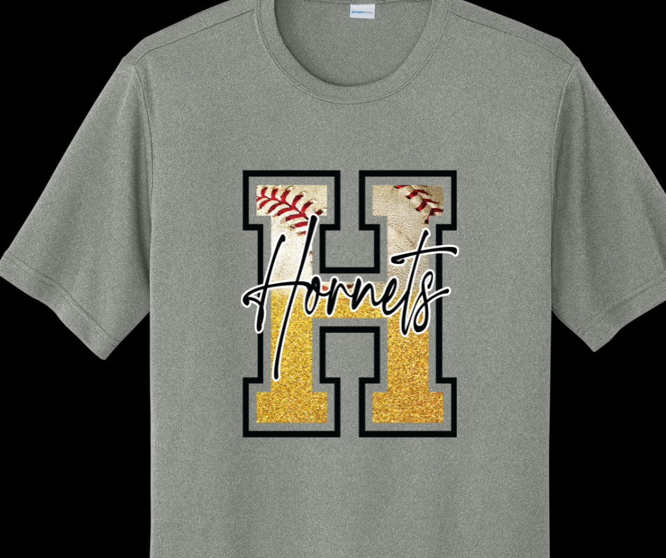"H" Hornets Baseball Adult Dri-Fit Shirt