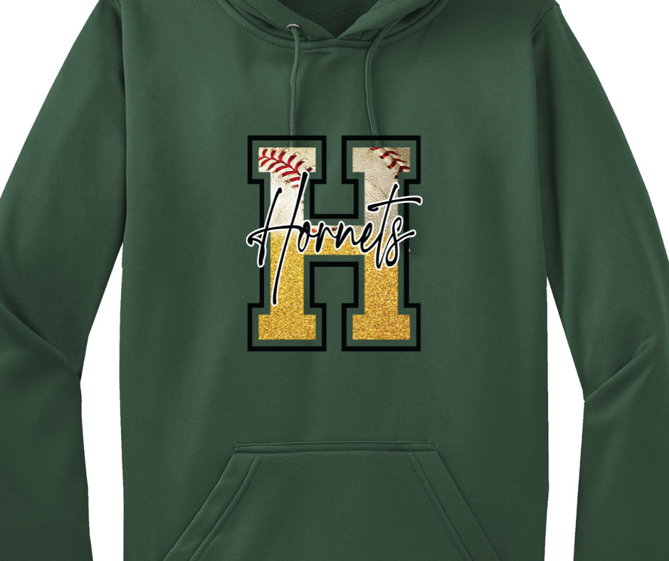 Hornets "H" Baseball Dri-fit Hoodie