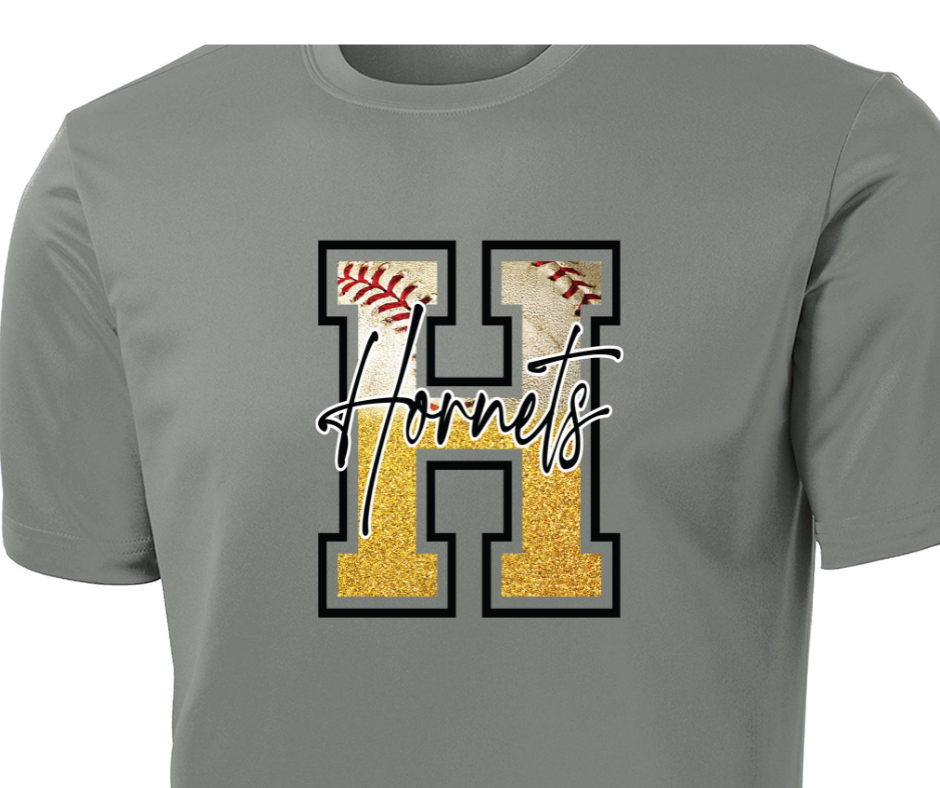 "H" Hornets Baseball Adult Dri-Fit Shirt