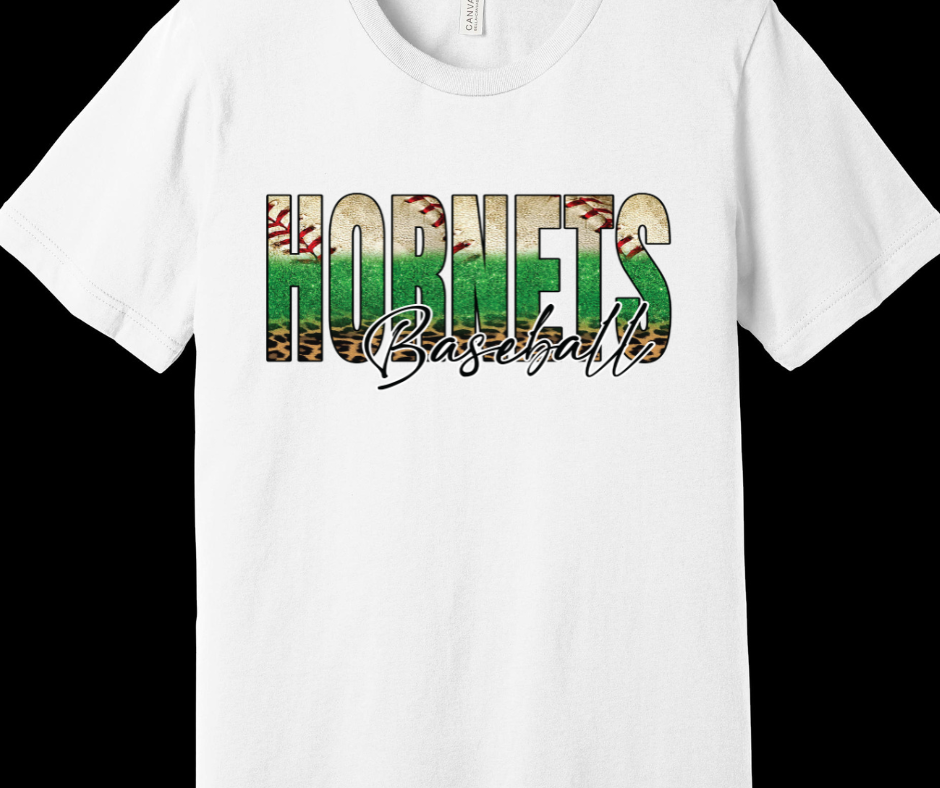 Hornets Baseball Adult T-Shirt